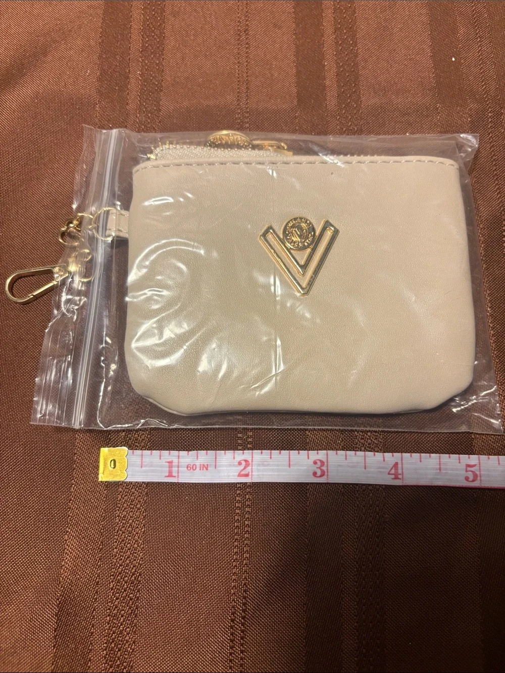NWT Valentino Orlandi Studded Crescent Hobo Bag with Detachable Wallet